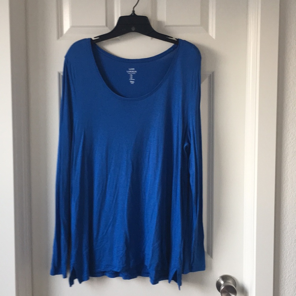 Gap electric Blue tunic. Luxe  size, XL.